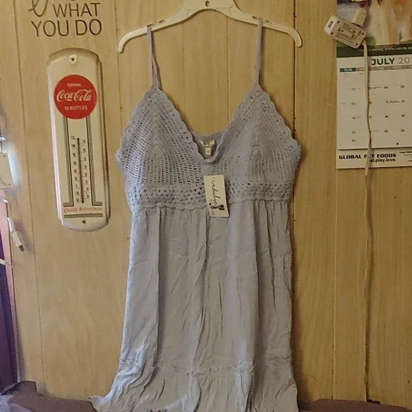 Indulge 3X Boho Knit Mini Dress NWT - Picture 1 of 15